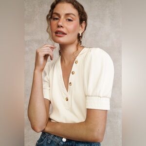 Derek Lam 10 Crosby Cream Top NWT!!